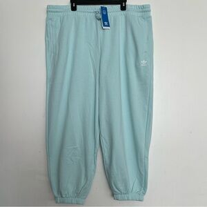 Adidas Women's Plus Size Training Sweatpants Halo Mint Size 3X